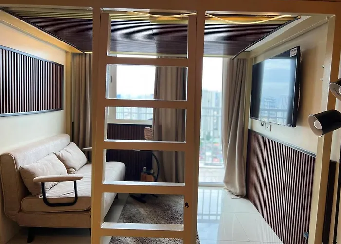 Apartamento Aesthetic Crest Balcony Loft - Breeze Near Moa Manila